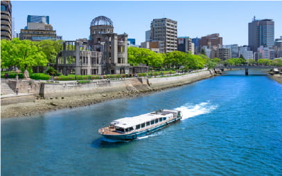 ひろしま世界遺産航路運航風景